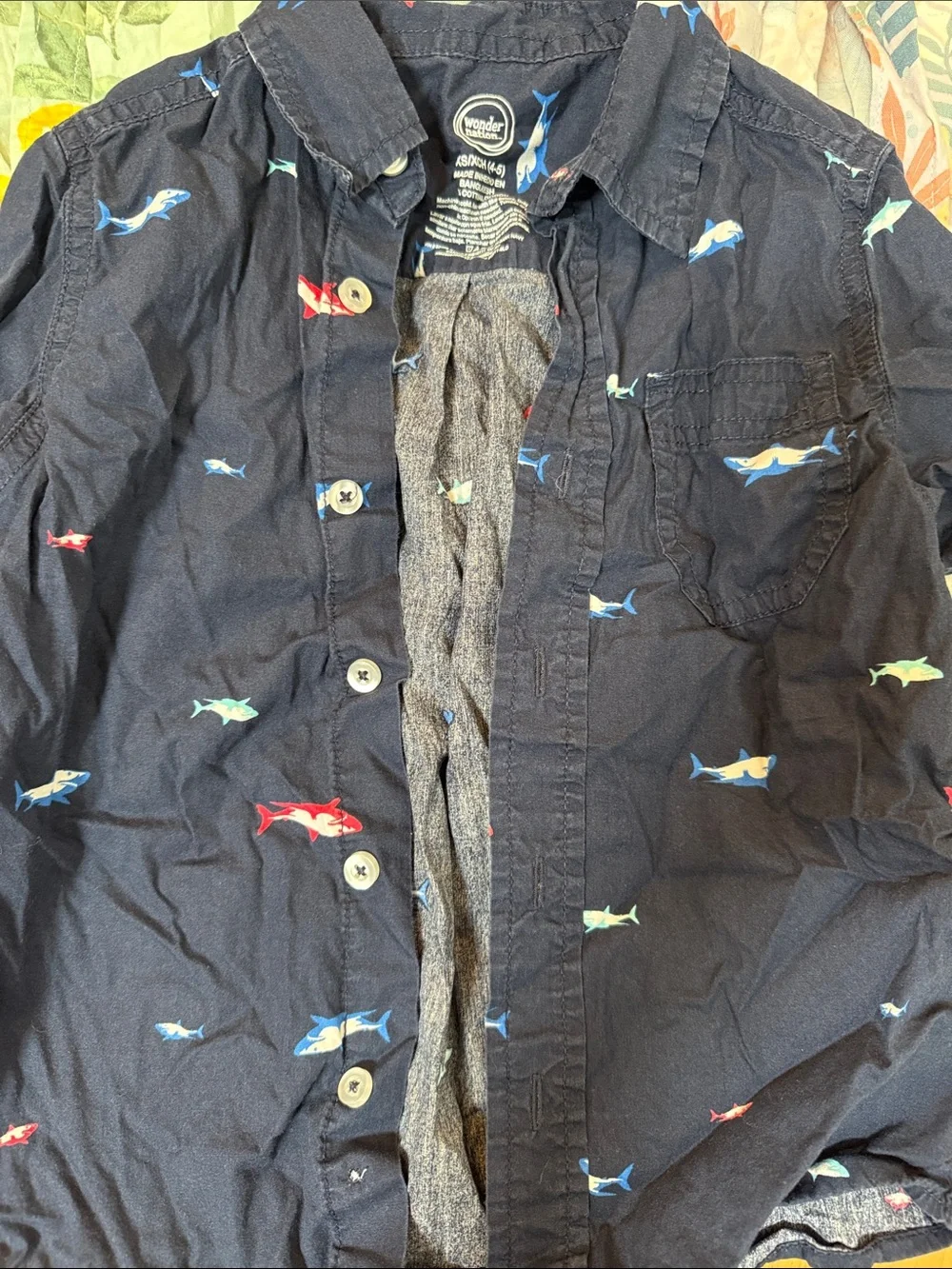 Boys Short-Sleeve Button-Up Shirt - set of 3